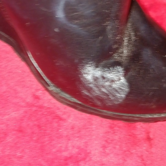 Shoe dazzle, black ankle boot wedge. - Picture 2 of 4